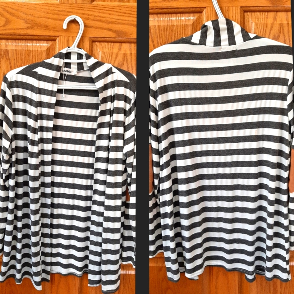 Myobe light Cardigan size:L cute Brown patch on both Elbow